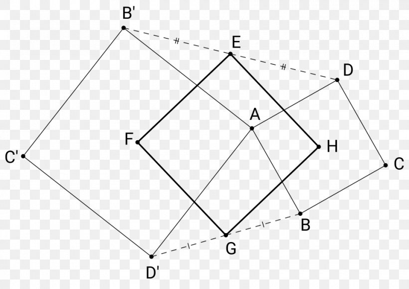 Triangle Finsler–Hadwiger Theorem Hadwiger–Finsler Inequality Hadwiger's Theorem, PNG, 960x678px, Triangle, Area, Black And White, Diagram, Drawing Download Free