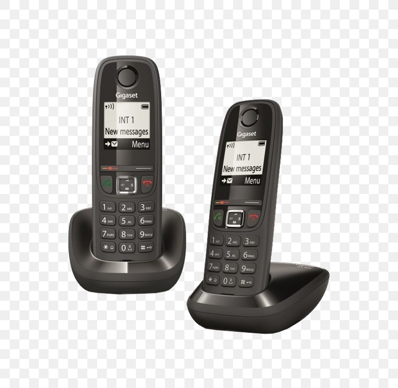 Gigaset AS405 Cordless Telephone Digital Enhanced Cordless Telecommunications Gigaset Communications, PNG, 800x800px, Gigaset As405, Answering Machine, Answering Machines, Att, Caller Id Download Free
