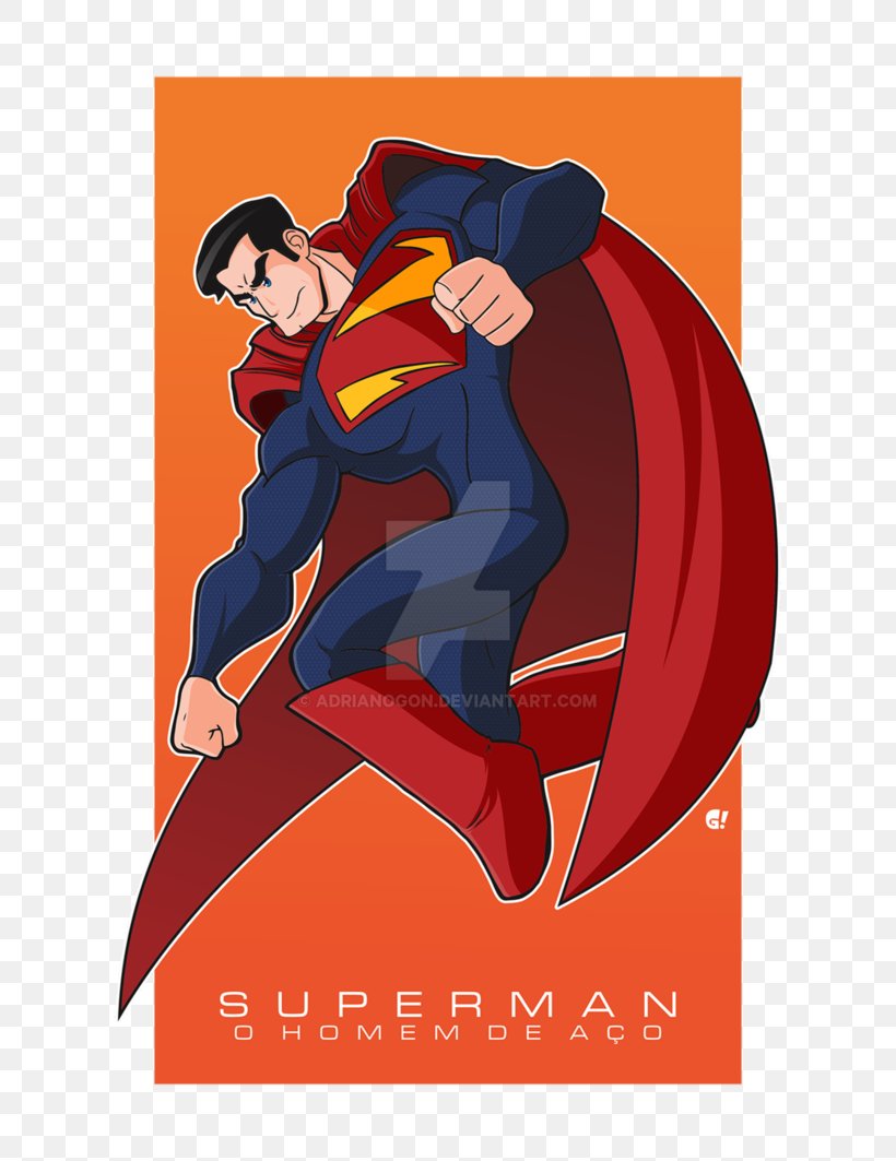 Superman Cartoon Poster, PNG, 752x1063px, Superman, Art, Cartoon, Fiction, Fictional Character Download Free