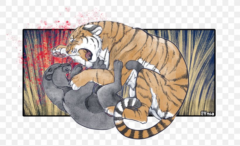 Tiger Akela Cheetah Raksha Art, PNG, 1141x699px, Tiger, Akela, Anger, Art, Big Cat Download Free