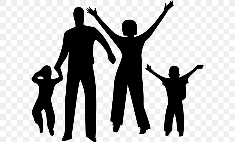 Clip Art Family Child Openclipart Image, PNG, 600x497px, Family, Arm, Black And White, Child, Communication Download Free