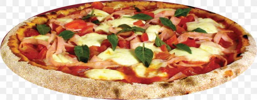 California-style Pizza Sicilian Pizza Fast Food Sfiha, PNG, 2000x779px, Pizza, American Food, Bread, California Style Pizza, Cuisine Download Free
