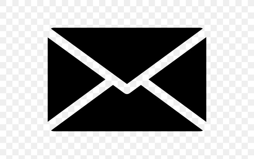 Envelope Mail Clip Art, PNG, 512x512px, Envelope, Black, Black And White, Email, Flat Design Download Free