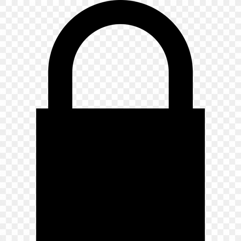 Padlock, PNG, 1000x1000px, Lock, Black And White, Electronic Lock, Encryption, Hardware Accessory Download Free
