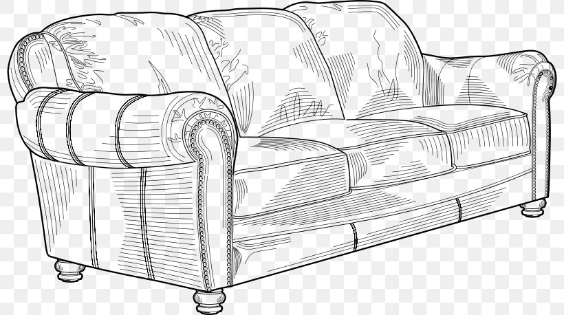 Table Furniture Couch Chair Drawing, PNG, 800x458px, Table, Bed, Bedroom Furniture, Black And White, Carpet Download Free