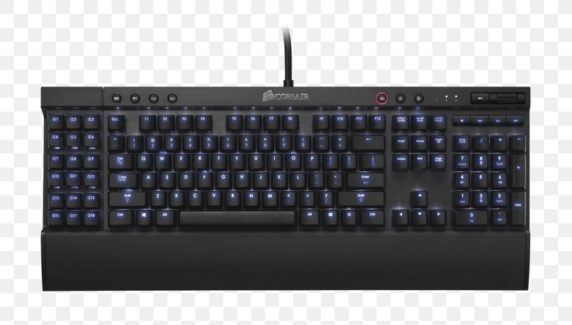 Computer Keyboard Corsair Gaming K95 Corsair Vengeance K95 Corsair Gaming K70 Gaming Keypad, PNG, 800x466px, Computer Keyboard, Cherry, Computer Component, Computer Hardware, Corsair Gaming K70 Download Free