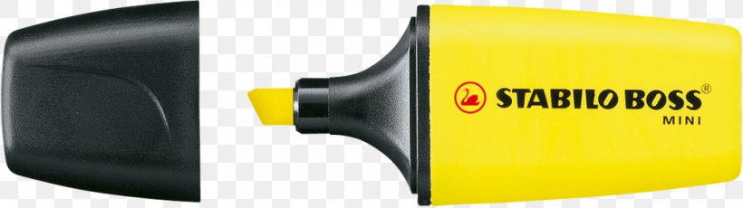 Yellow Highlighter Schwan-STABILO Schwanhäußer GmbH & Co. KG Marker Pen Pens, PNG, 1000x281px, Yellow, Color, Fluorescence, Hardware, Highlighter Download Free
