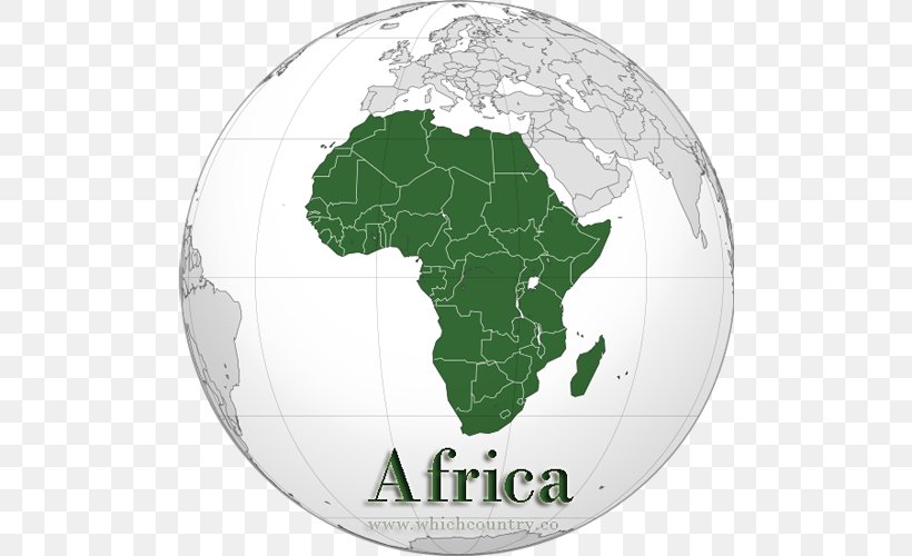 Africa Orthographic Projection Map Projection Globe, PNG, 500x500px, Africa, Continent, Drawing, Earth, Globe Download Free