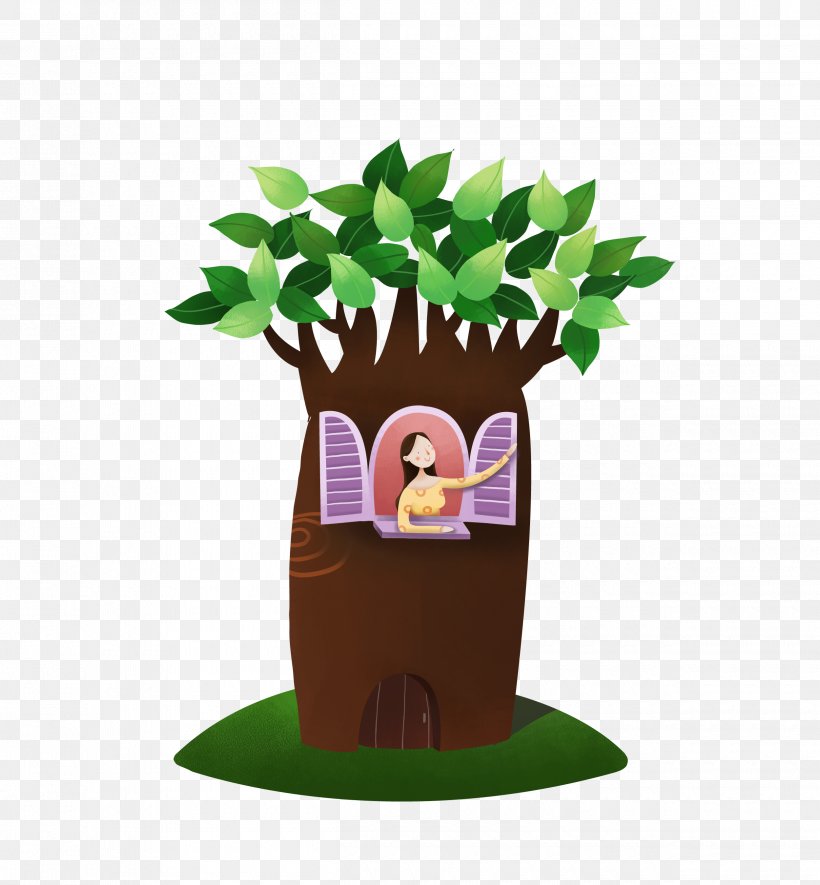 Cartoon Illustration, PNG, 2500x2700px, Cartoon, Animation, Art, Drawing, Flowerpot Download Free