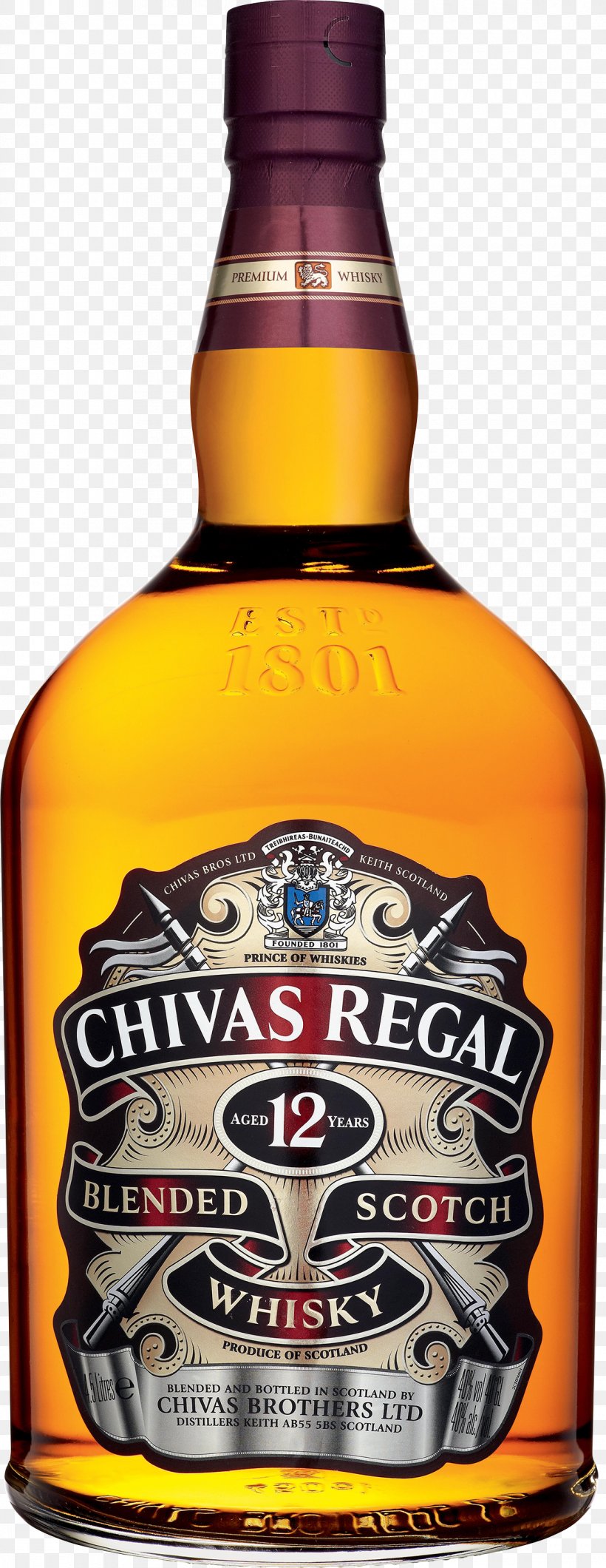 Chivas Regal Scotch Whisky Blended Whiskey Distilled Beverage, PNG, 1160x3000px, Chivas Regal, Alcohol, Alcoholic Beverage, Alcoholic Drink, Blended Whiskey Download Free