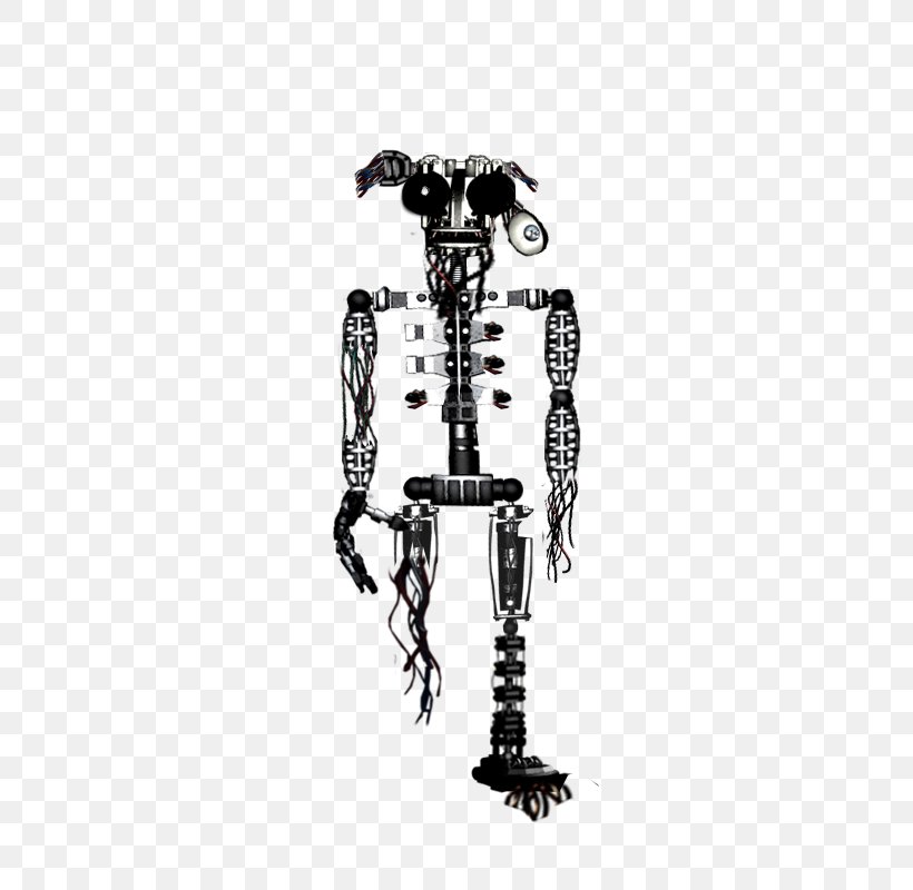 Five Nights At Freddy's 2 Endoskeleton Fredbear's Family Diner Art, PNG, 621x800px, Endoskeleton, Art, Black And White, Cartoon, Deviantart Download Free