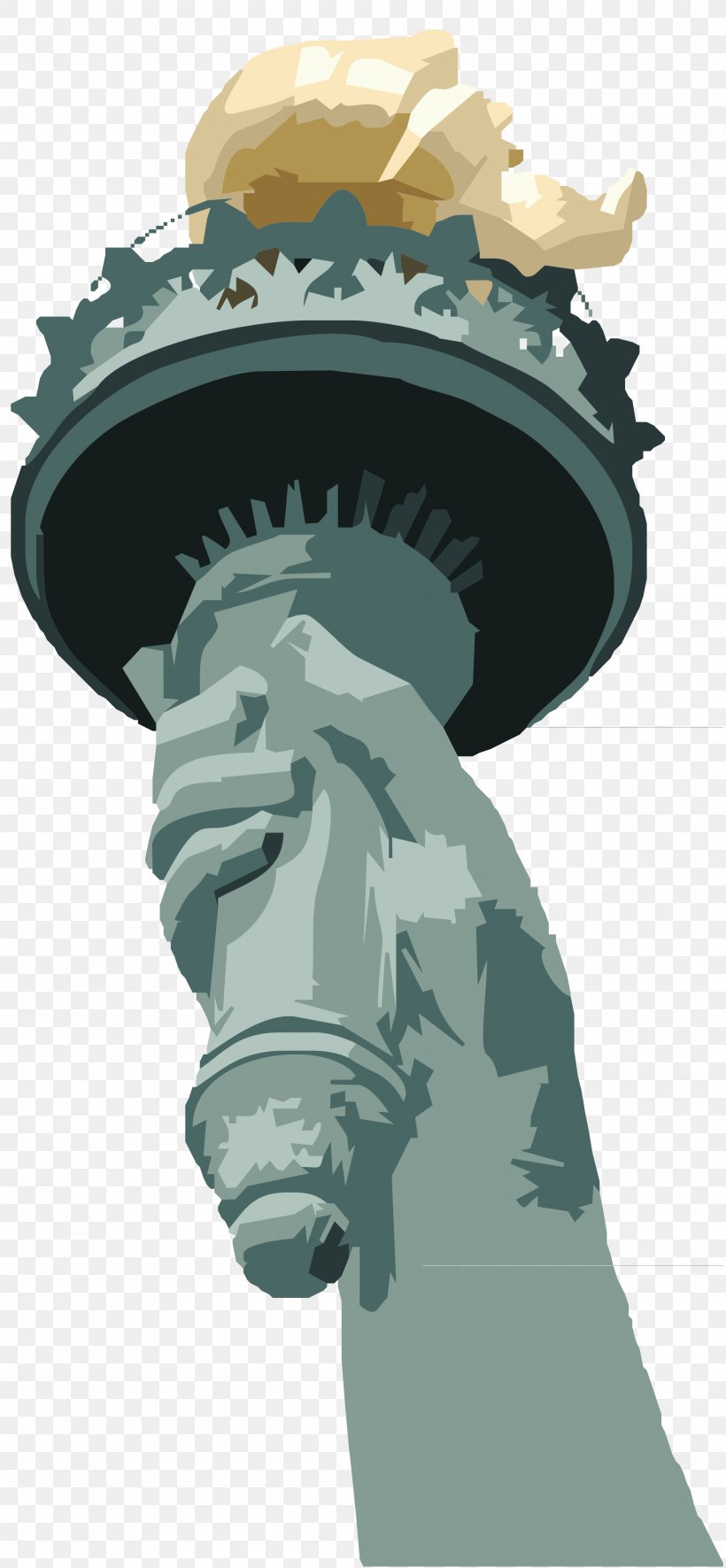 Statue Of Liberty Torch, PNG, 2000x4320px, Statue Of Liberty, Cryptoanarchism, Drawing, Head, Headgear Download Free
