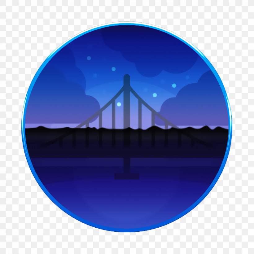 Landscapes Icon Bridge Icon River Icon, PNG, 1234x1234px, Landscapes Icon, Analytic Trigonometry And Conic Sections, Blue, Bridge Icon, Circle Download Free