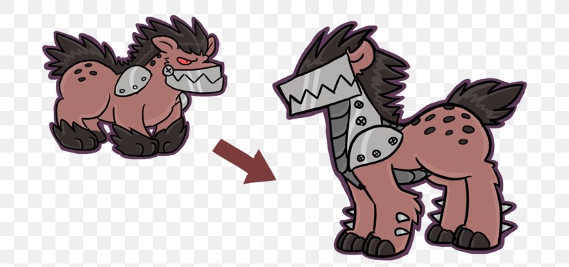 Pony Mustang Mane Hyena Donkey, PNG, 700x385px, Pony, Alola, Art, Carnivora, Carnivoran Download Free