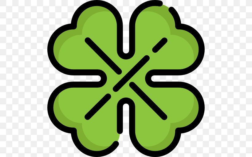 Symbol Shamrock Luck Clip Art, PNG, 512x512px, Symbol, Area, Fourleaf Clover, Green, Leaf Download Free
