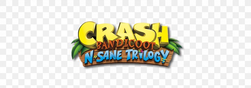 Crash Bandicoot N. Sane Trilogy Logo Figurine Statue Brand, PNG, 850x300px, Crash Bandicoot N Sane Trilogy, Brand, Centimeter, Crash Bandicoot, Figurine Download Free