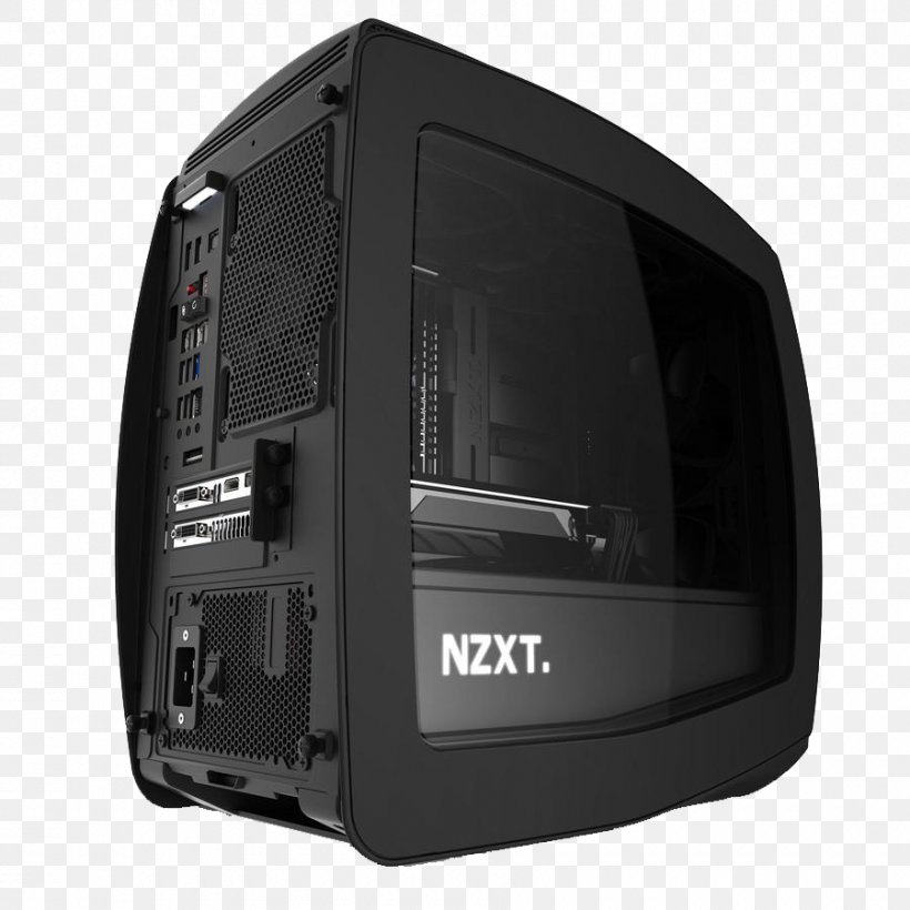 Computer Cases & Housings NZXT Manta Matte Black/Red Mini-ITX Case USB 3.0 (CA-MANTW-M2) NZXT Manta Matte Black/Red Mini-ITX Case USB 3.0 (CA-MANTW-M2), PNG, 900x900px, Computer Cases Housings, Computer, Computer Component, Computer System Cooling Parts, Electronic Device Download Free
