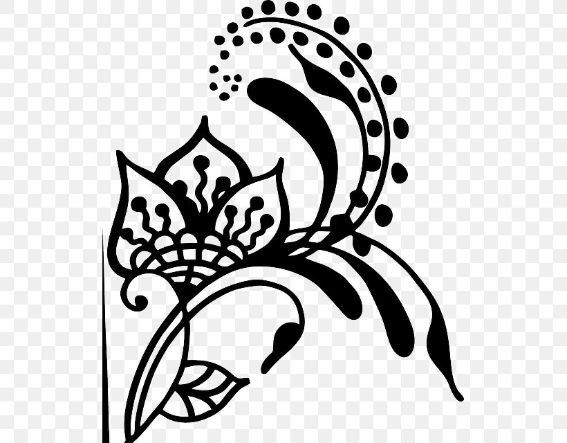 Henna Mehndi Drawing Clip Art, PNG, 523x640px, Henna, Abziehtattoo, Art, Artwork, Black Download Free