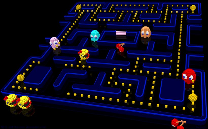Ms. Pac-Man Pac-Man 2: The New Adventures Pac-Man 256 Desktop Wallpaper, PNG, 1920x1200px, 3d Computer Graphics, Pacman, Arcade Game, Games, Maze Download Free
