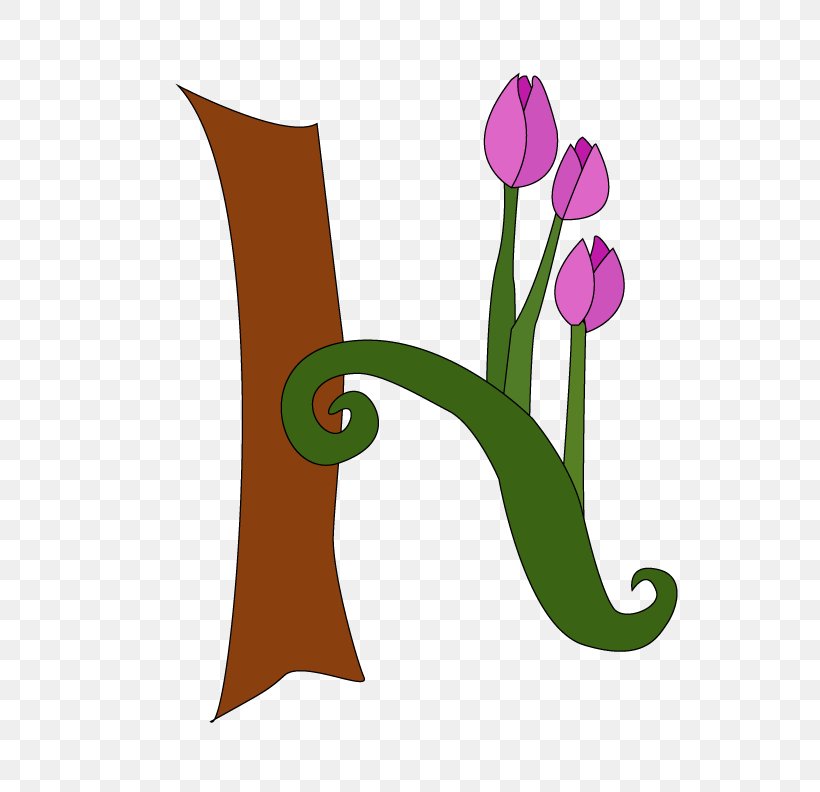 Tulip Flower, PNG, 612x792px, Cartoon, Botany, Flower, Flowering Plant, Meter Download Free