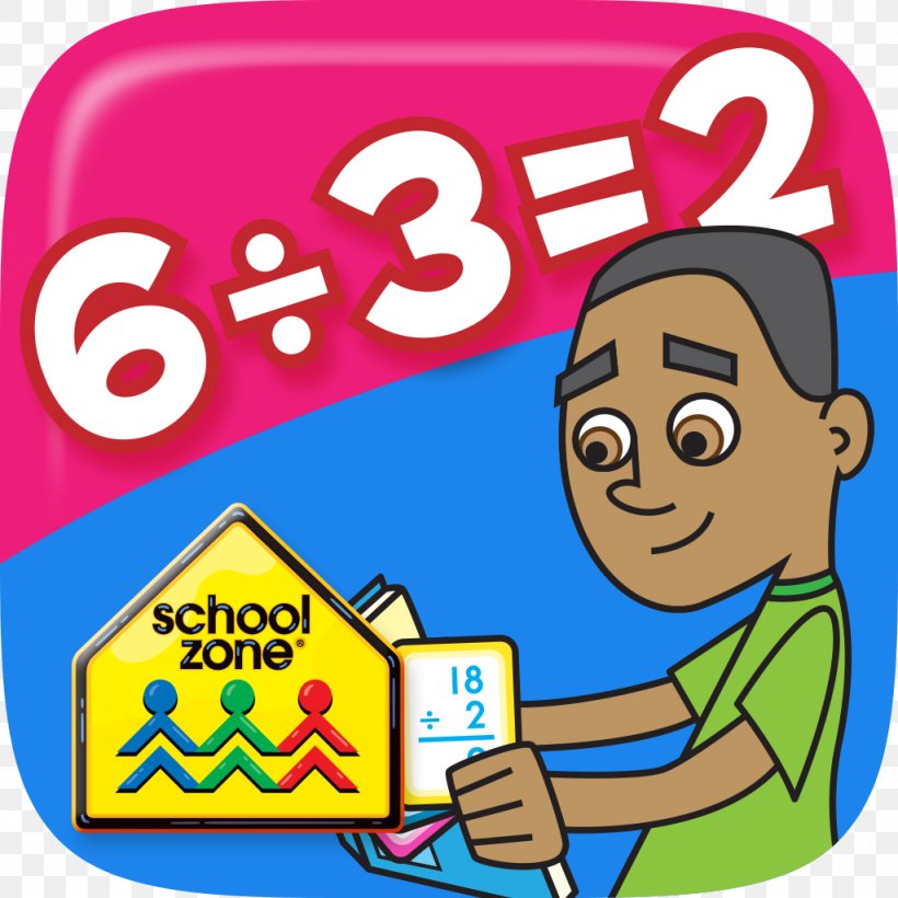 Division Flash Cards Multiplication Flash Cards Third Grade Android School Zone Publishing Company, PNG, 1024x1024px, Third Grade, Android, Area, Computer Software, Division Download Free