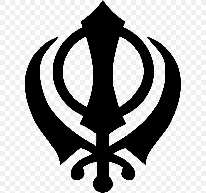 Khanda Sikhism Religion Symbol, PNG, 622x768px, Khanda, Black And White, Emblem Of Iran, Five Ks, Golden Temple Download Free