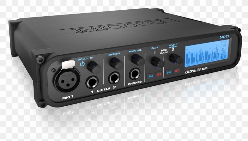 MOTU UltraLite-mk4 MOTU Ultralite AVB 18 X 18 Mark Of The Unicorn Audio Video Bridging, PNG, 1183x674px, Motu Ultralitemk4, Audio, Audio Equipment, Audio Mixers, Audio Receiver Download Free