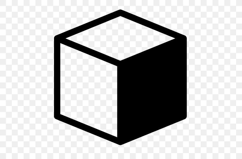 Cube Icon Design Geometry, PNG, 540x540px, Cube, Black, Black And White, Geometry, Icon Design Download Free