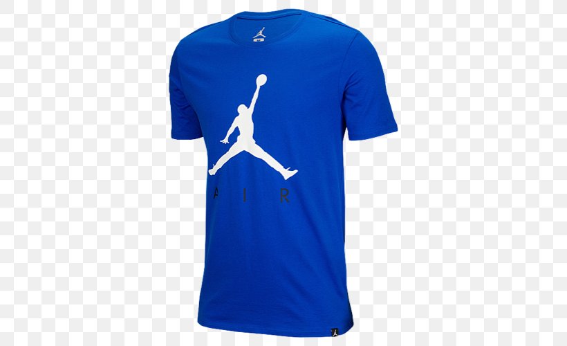 T-shirt Jumpman Air Jordan Clothing Nike, PNG, 500x500px, Tshirt, Active Shirt, Adidas, Air Jordan, Azure Download Free