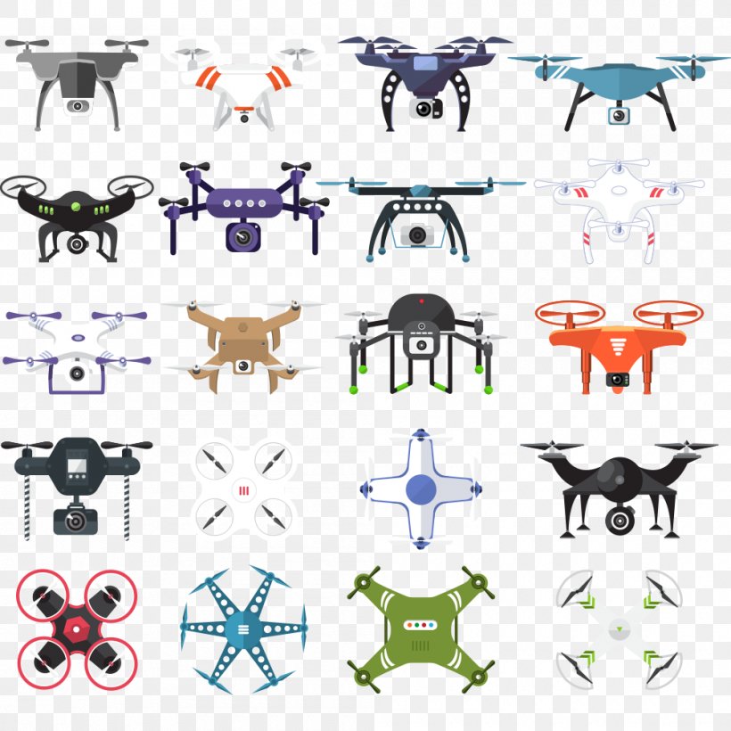 Unmanned Aerial Vehicle Flat Design Electronic Speed Control Icon, PNG, 1000x1000px, Unmanned Aerial Vehicle, Bow Tie, Clip Art, Flat Design, Pattern Download Free