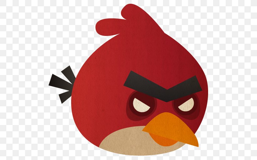 Bird Galliformes Beak Illustration, PNG, 512x512px, Angry Birds, Anger, Angry Birds Movie, Angry Birds Space, Beak Download Free