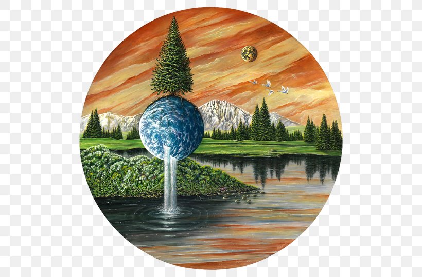 Earth Painting Planet, PNG, 540x540px, Earth, Art, Christmas, Christmas Ornament, Com Download Free