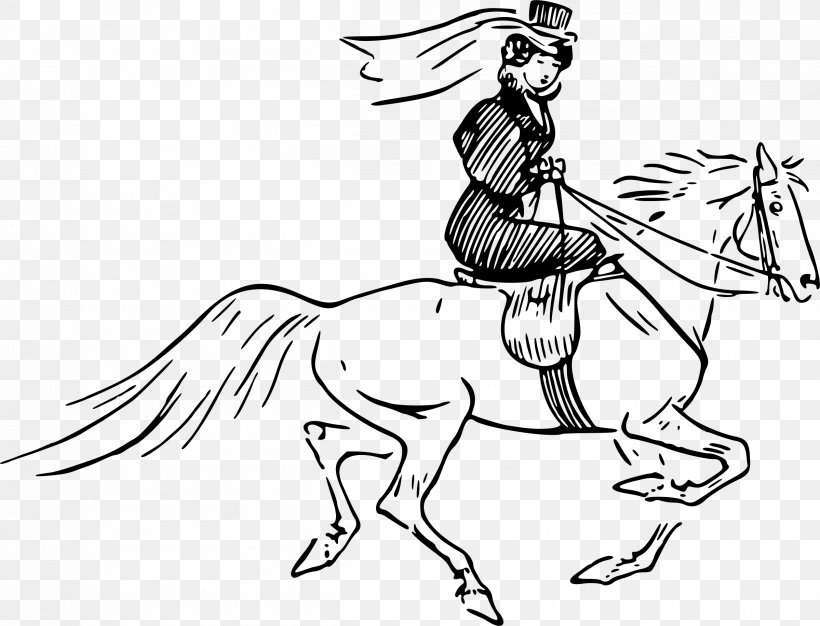 Horse Line Art Clip Art, PNG, 2399x1834px, Horse, Art, Artwork, Black And White, Bridle Download Free