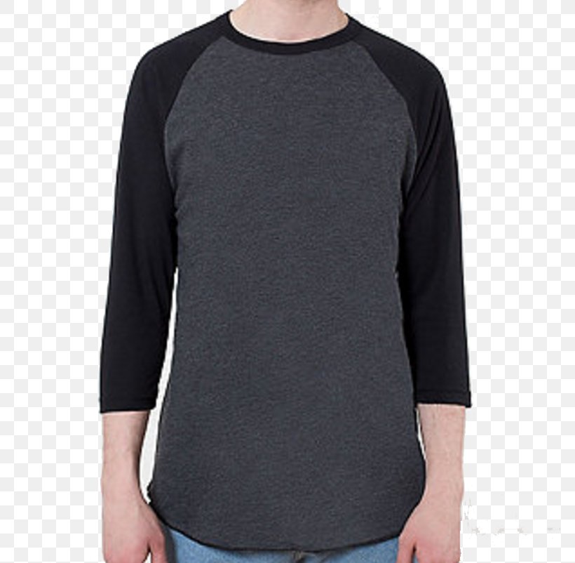 Long-sleeved T-shirt Raglan Sleeve, PNG, 802x802px, Tshirt, American Apparel, Black, Clothing, Clothing Sizes Download Free