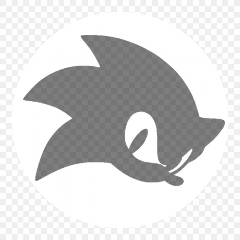 Sonic The Hedgehog 2 Shadow The Hedgehog Sonic Heroes Sega, PNG, 1300x1300px, Sonic The Hedgehog 2, Adventures Of Sonic The Hedgehog, Black, Black And White, Bumper Sticker Download Free