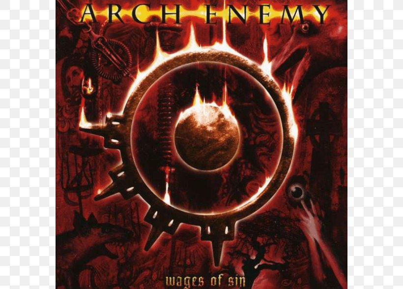 Wages Of Sin Arch Enemy Album Compact Disc Century Media Records, PNG, 786x587px, Arch Enemy, Album, Album Cover, Century Media Records, Compact Disc Download Free