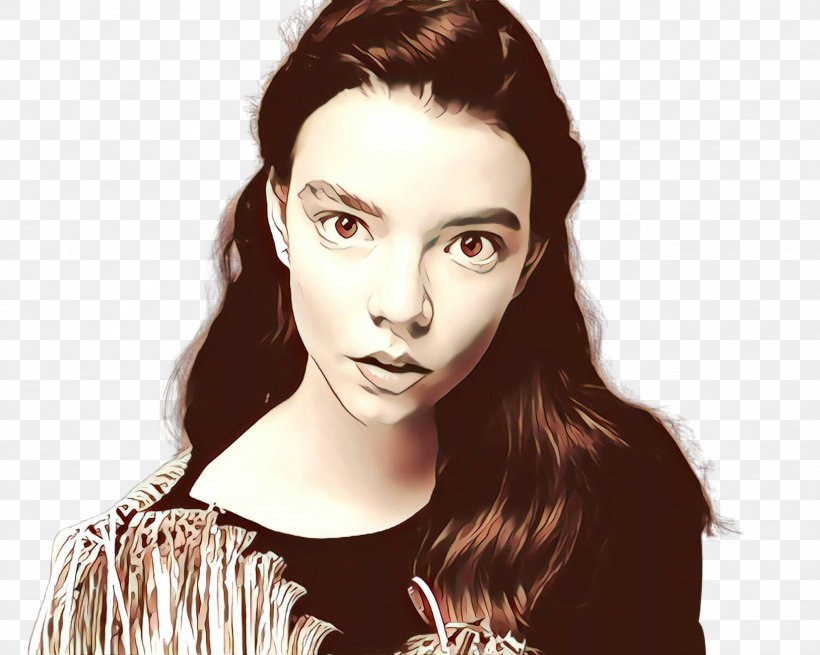 Witch Cartoon, PNG, 2236x1787px, Anya Taylor Joy, Actress, Beauty, Black Hair, Brown Download Free