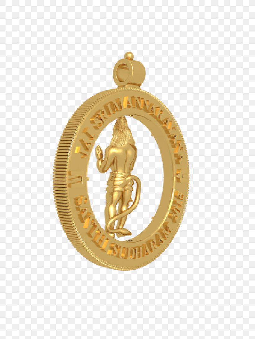 Hanuman Locket Gold Jewellery Charms & Pendants, PNG, 600x1089px, Hanuman, Brass, Charms Pendants, Deity, Gada Download Free