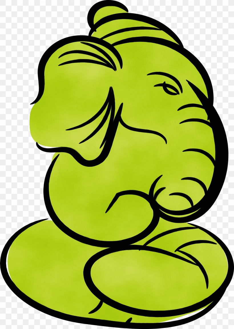 Plants Cartoon Green Happiness Line, PNG, 2130x3000px, Ganesh Chaturthi, Biology, Cartoon, Chavathi, Chouthi Download Free