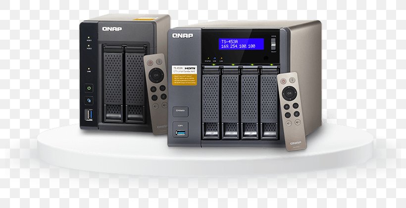 Network Storage Systems QNAP Systems, Inc. QNAP TS-453A Synology Inc. Computer Servers, PNG, 800x420px, Network Storage Systems, Celeron, Computer Servers, Desktop Computers, Electronic Device Download Free