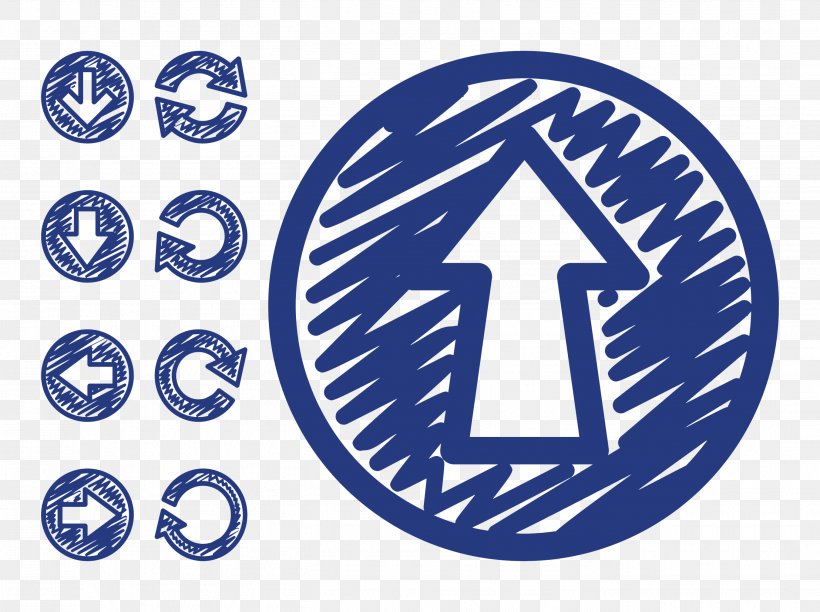 Arrow Icon Design Icon, PNG, 2704x2021px, Drawing, Area, Blue, Brand, Doodle Download Free