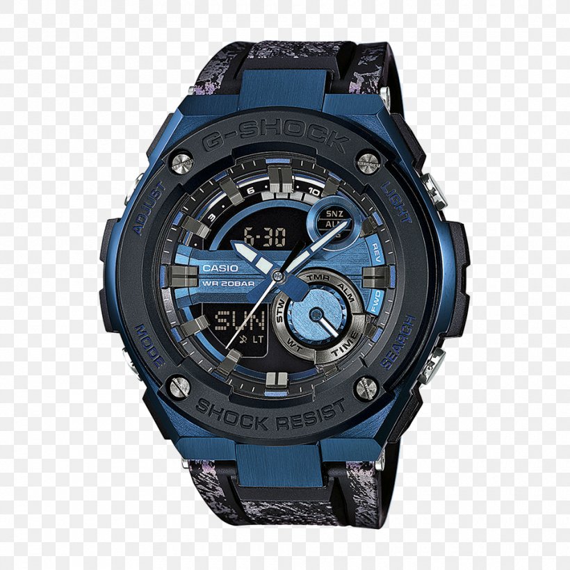 Shock-resistant Watch G-Shock GST-W300 Casio, PNG, 960x960px, Watch, Blue, Brand, Casio, Discounts And Allowances Download Free