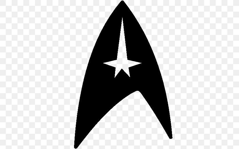 Star Trek: Legacy Symbol Starfleet, PNG, 512x512px, Star Trek Legacy, Black And White, Logo, Monochrome Photography, Star Download Free