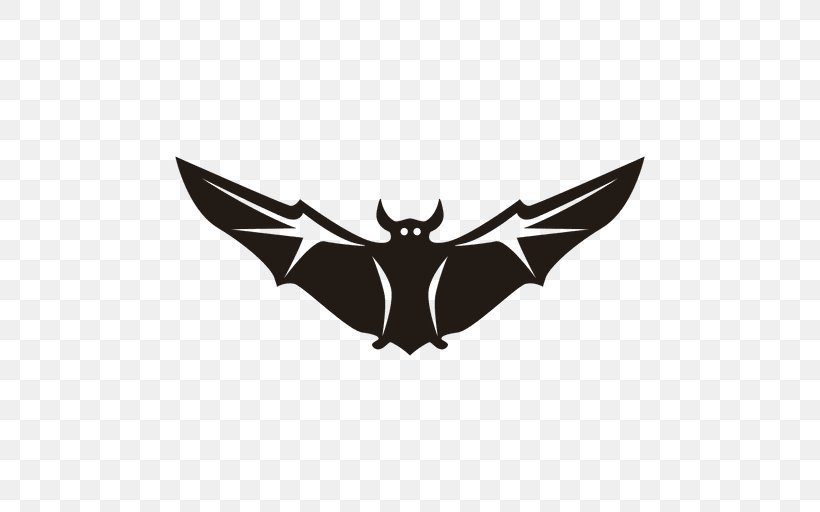 Bat Vector Graphics Image Silhouette Drawing, PNG, 512x512px, Bat, Black, Black And White, Coloring Book, Drawing Download Free