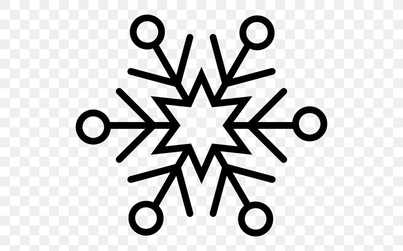 Snowflake Hexagon Shape Circle Line, PNG, 512x512px, Snowflake, Area, Black And White, Cold, Crystal Download Free