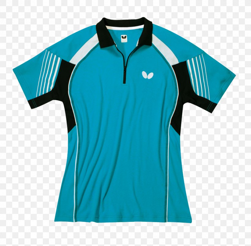 T-shirt Polo Shirt Sport Ping Pong Sleeve, PNG, 890x874px, Tshirt, Active Shirt, Aqua, Black, Blue Download Free
