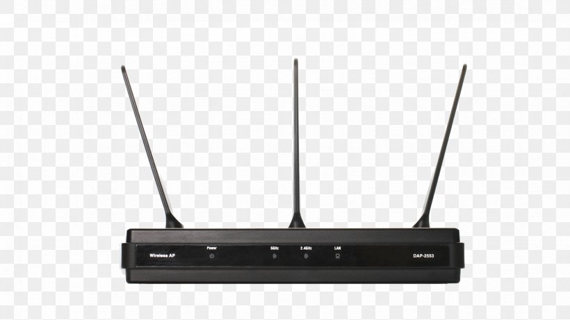 Wireless Access Points Wireless Router D-Link DAP-2553 IEEE 802.11n-2009, PNG, 1664x936px, Wireless Access Points, Data Transfer Rate, Dlink, Dlink Dap2553, Electronics Download Free