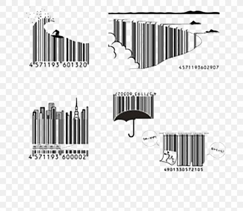 Barcode Creativity Universal Product Code Packaging And Labeling, PNG, 1512x1312px, Barcode, Advertising, Art, Artist, Black Download Free