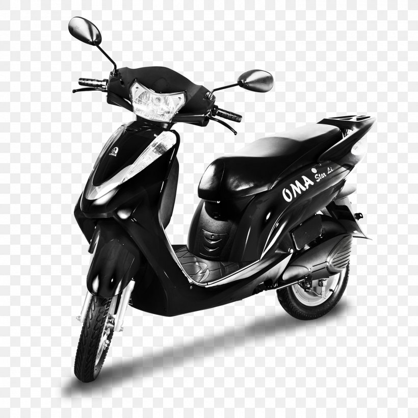 Scooter Electric Vehicle Car Lohia Auto Industries Lithium, PNG, 1500x1500px, Scooter, Automotive Design, Bicycle, Black And White, Car Download Free
