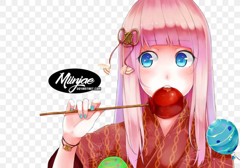 Candy Apple Festival Megurine Luka Fireworks Vocaloid, PNG, 1024x720px, Watercolor, Cartoon, Flower, Frame, Heart Download Free